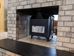 Double Sided Firplace - insert or wood stove
