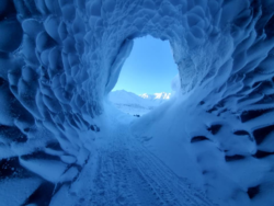 Re: Ice tunnel at Nelchina Glacier in Alaska