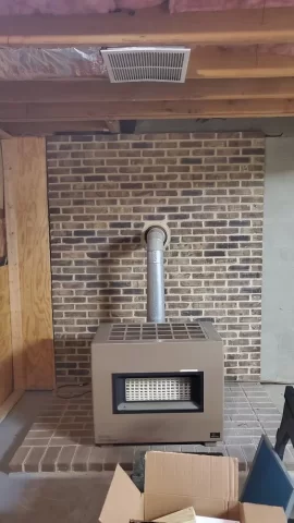 [Hearth.com] Wood burning stove in basement