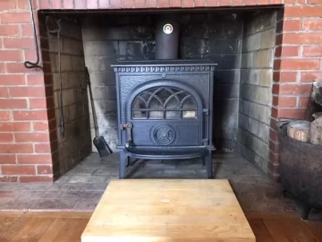 [Hearth.com] Wood burning stove in basement