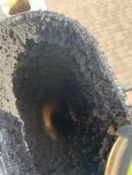 Decided to check condition of liner for first time since install 2 months ago