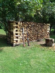 Judge my first year stacking wood?