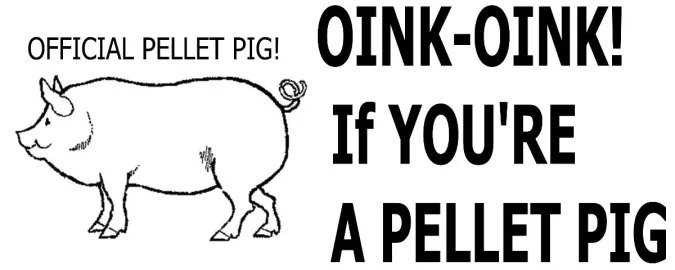 [Hearth.com] Pellet pig bumper sticker!