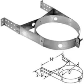 [Hearth.com] Factory-built chimney lateral support