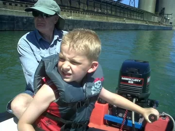 [Hearth.com] My boys first trip to "The Slip" fishing