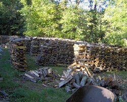 My first wood stack