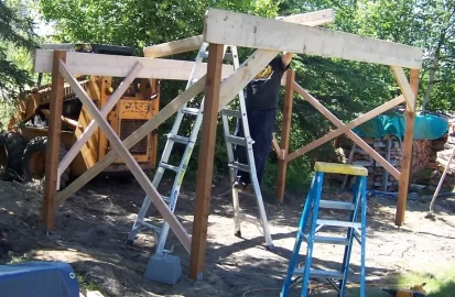 [Hearth.com] Started on wood shed