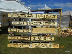 Chainsaw Carving and Signs.