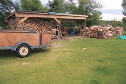 Added 16' to wood shed