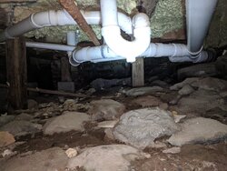What can be done with a crawl space on an old house?