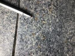 Heathstone finish showing signs of "pitting"