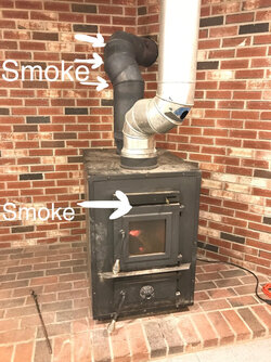 Bought a house with a stove/blower - First timer, what am I doing wrong??