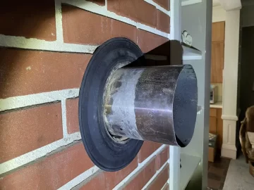 Connecting Duravent Chimney Adapter to Existing Masonry Chimney Thimble Pipe