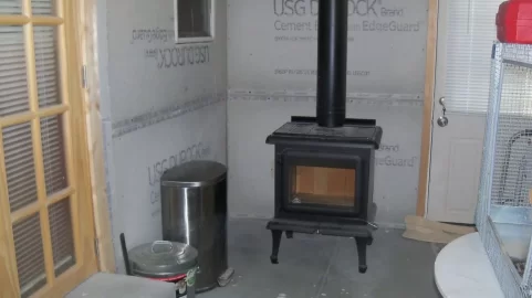 Stove Lighting in 15 days J.A. Jung Sirius wood stove..