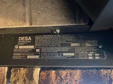 Question - Small Insert in Factory Fireplace