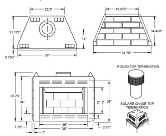 Question - Small Insert in Factory Fireplace