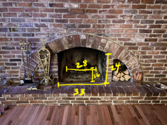 What's the best wood stove fit for my old round brick fireplace?