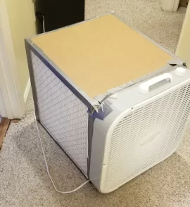 Homemade air filters - Good indoor air quality, cheap