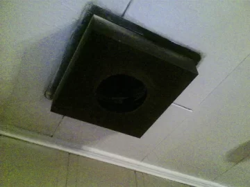 Ceiling support box cover removal