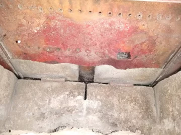 [Hearth.com] Damaged baffle.  Advice?