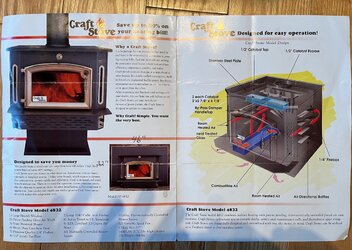 Craft Stove 4832 Wood Burning Insert (National Steelcrafters inc.)