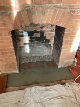 stove clearances for firebox installation