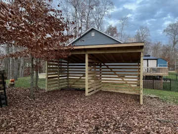 10 Cord Wood Shed Finished!