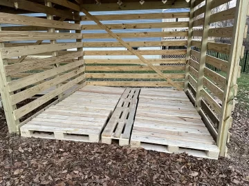 10 Cord Wood Shed Finished!