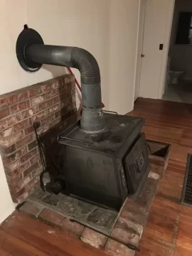 Old Home with Existing Stove (blaze king) into Masonry Chimney