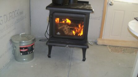 Wood stove lighting once again