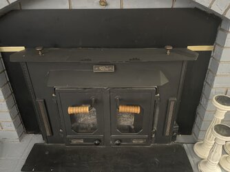Buck Stove with Gas Insert Cut into it. Can I switch it back to wood burning?