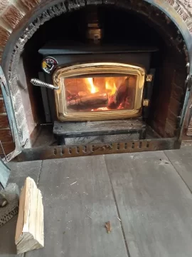 Repositioning fireplace