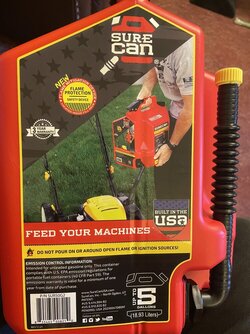 Putting the gas in the tractor or lawn mower without spilling? Now I can!