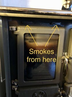 Smokey kitchen oven