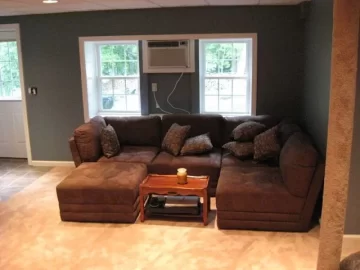 [Hearth.com] Finished the basement finally. pics of stove with new room