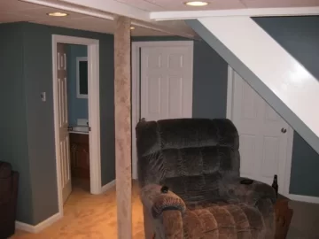 [Hearth.com] Finished the basement finally. pics of stove with new room