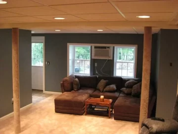 [Hearth.com] Finished the basement finally. pics of stove with new room