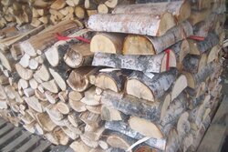 How high to stack fire wood?