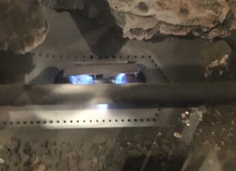 Natural Gas Fireplace model ND3630 pilot light won't stay lit