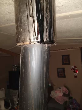 [Hearth.com] Creosote running out of pipe