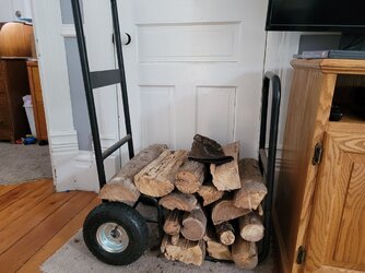 Moving your wood from  outside to stove