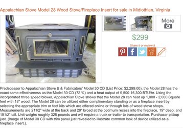 Help with older Appalachian Stove Info please
