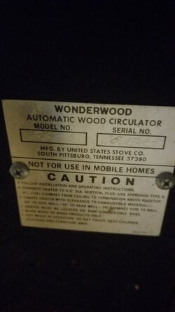 Searching for older stove manual.