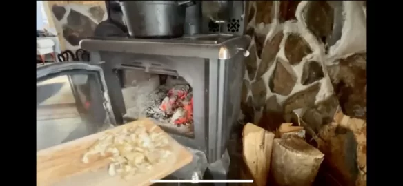 [Hearth.com] What kind of wood stove is this & do potato peels prevent creosote build up?