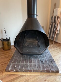 looking for info on this vintage wood burning fireplace!