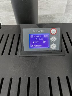 Ravelli RV80 room temp