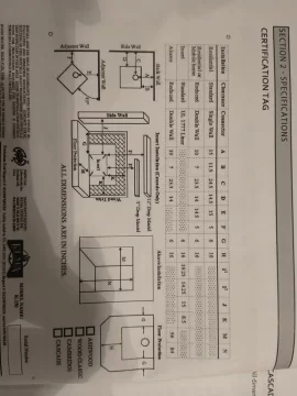 Clearances with Insert Wood Stove