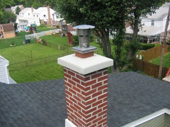 New homeowner wood stove through chimney question