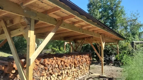 Wood Shelter/Canopy