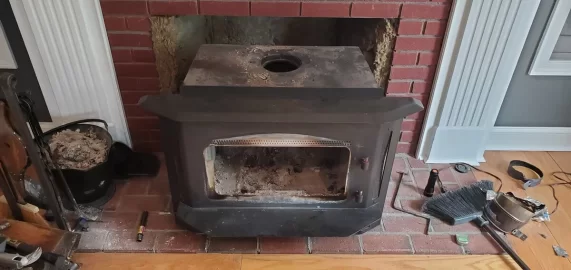 Removal of Regency I3100L - this was easy!!!! | Hearth.com Forums Home